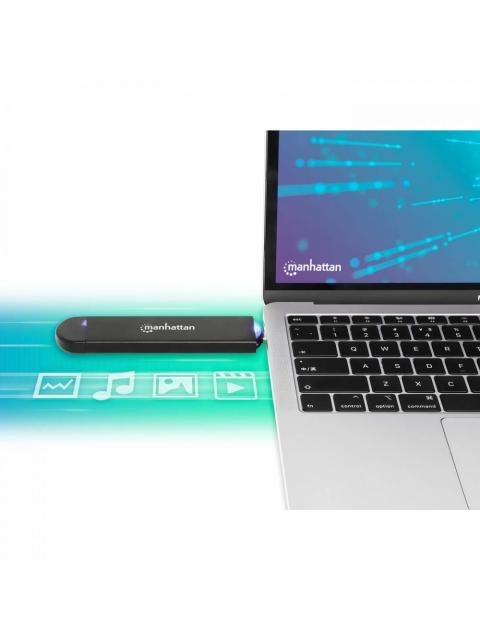 MANHATTAN GABINETE DE SSD M.2 USB-A-USB-C NEGRO