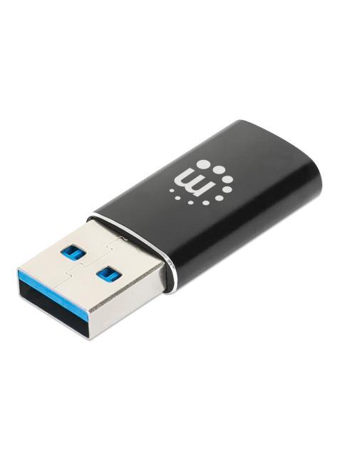 MANHATTAN HUB USB-A MACHO 1X USB-C 5 GBIT-S NEGRO