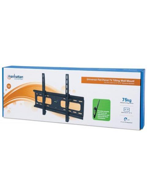 MANHATTAN MONTAJE EN PARED UNIVERSAL PARA PANTALLAS 37 A 70 MAX. 80KGS NEGRO