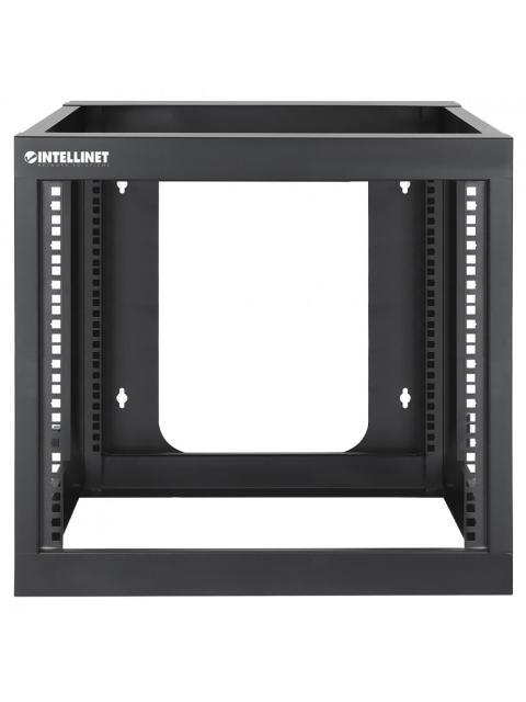 MANHATTAN RACK ABIERTO 19 PARA MONTAJE EN PARED HASTA 40KG 9U NEGRO