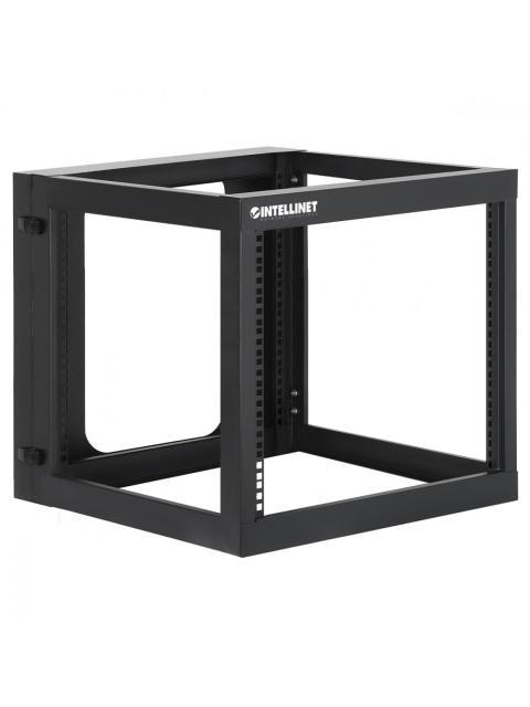 MANHATTAN RACK ABIERTO 19 PARA MONTAJE EN PARED HASTA 40KG 9U NEGRO