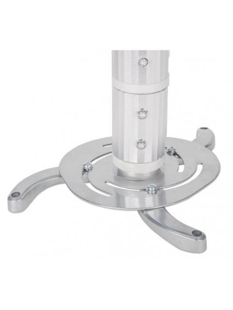 MANHATTAN SOPORTE DE TECHO PARA PROYECTOR 30-37CM HASTA 15KGS PLATA