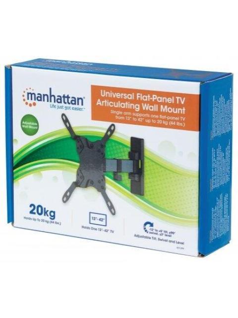 MANHATTAN SOPORTE PARA PANTALLA 13 - 42 HASTA 20KG NEGRO