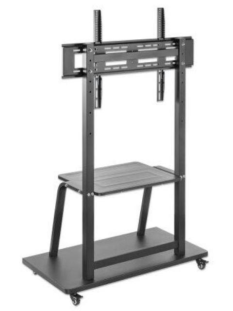 MANHATTAN SOPORTE TIPO CARRO 462068 PARA PANTALLA 37 - 100 HASTA 150KG NEGRO