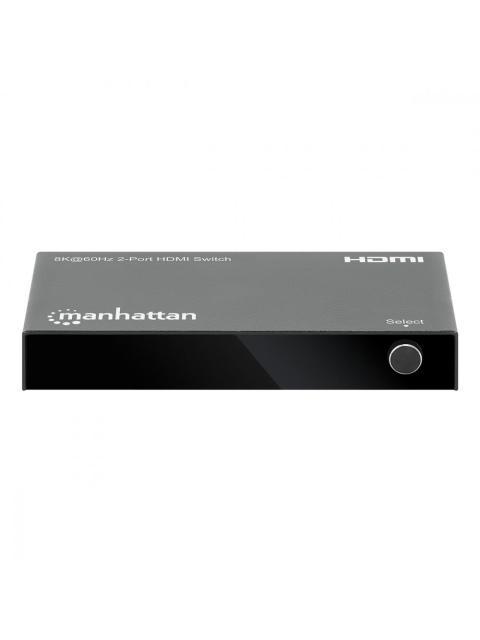 MANHATTAN SWITCH HDMI DE 2 PUERTOS 3X HDMI HEMBRA NEGRO
