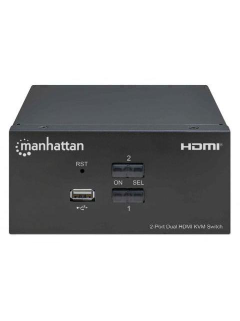 MANHATTAN SWITCH KVM 153522 2X USB 4X HDMI