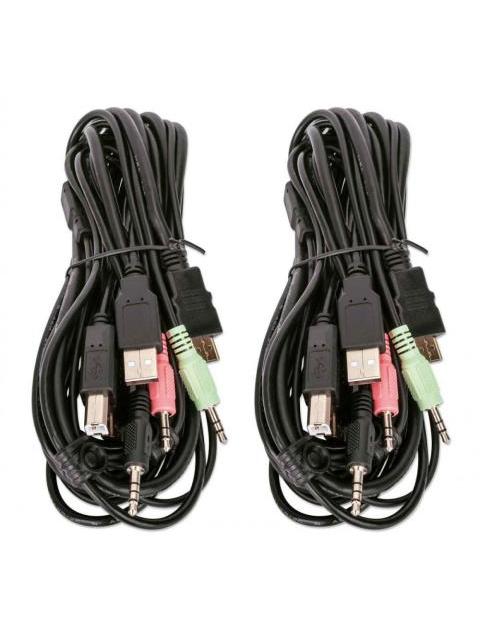 MANHATTAN SWITCH KVM 153522 2X USB 4X HDMI