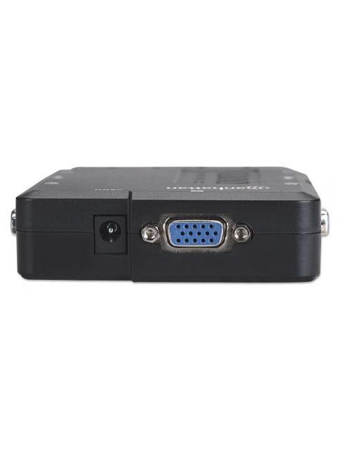 MANHATTAN SWITCH KVM DE 4 PUERTOS USB VGA