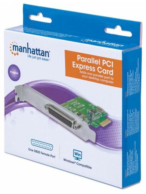 MANHATTAN TARJETA PCI EXPRESS CON 1 PUERTO DB25