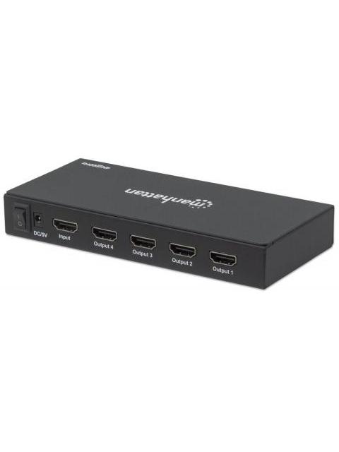 MANHATTAN VIDEO SPLITTER HDMI 4X HDMI NEGRO