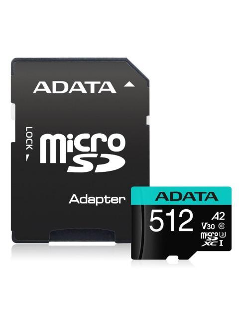 MEMORIA FLASH ADATA PREMIER PRO 512GB MICROSDXC UHS-I CLASE 10 CON ADAPTADOR