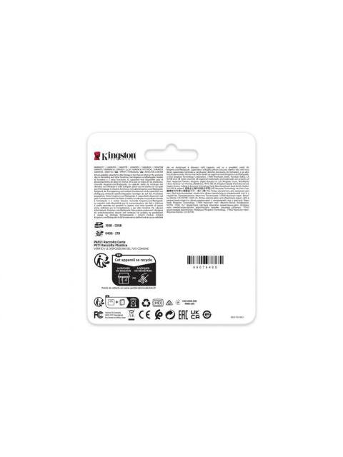MEMORIA FLASH KINGSTON CANVAS REACT PLUS V60 256GB SDXC UHS-II CLASE 10