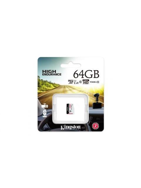 MEMORIA FLASH KINGSTON ENDURANCE 64GB MICROSD UHS-I CLASE 10