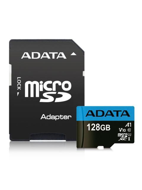 MEMORIA MICRO SD ADATA AUSDX128GUICL10A1RA1 128 GB 100 MB-S NEGRO CLASE 10