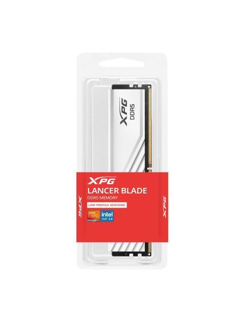 MEMORIA RAM ADATA XPG LANCER BLADE DDR5 16GB UDIMM 6000MHZ. DISIPADOR BLANCO. AX5U6000C4816GSLABWH
