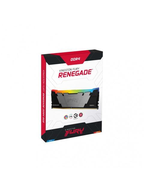 MEMORIA RAM KINGSTON FURY RENEGADE RGB DDR4 3600MHZ 8GB CL16 XMP GRIS