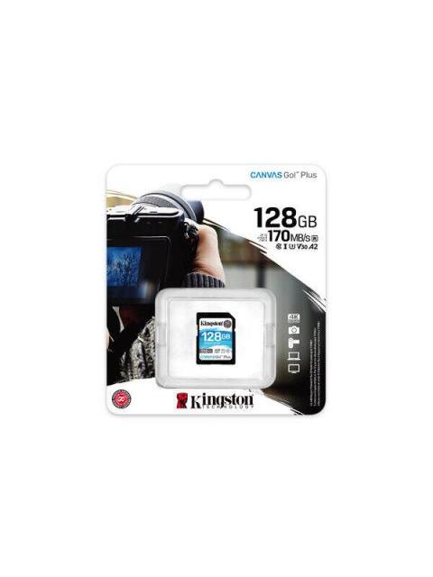 MEMORIA FLASH KINGSTON CANVAS GO! PLUS 128GB SDXC UHS-I CLASE 10