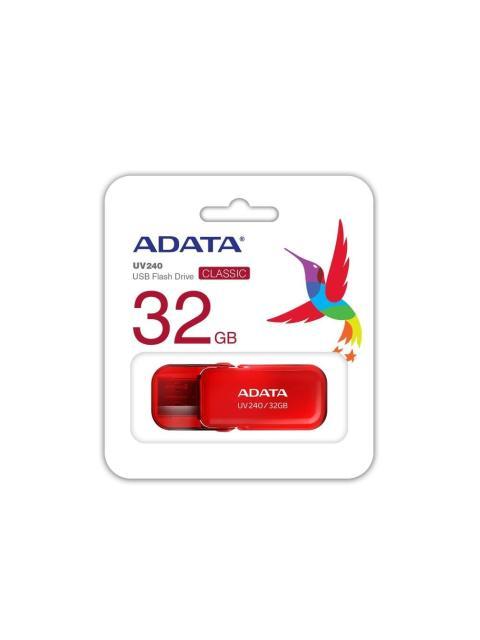 MEMORIA USB 2.0 DE 32GB ADATA UV240 ROJO 32 GB USB 2.0