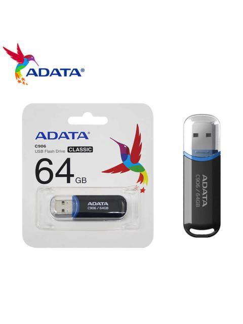 MEMORIA USB ADATA AC90664GRBK AZUL - NEGRO 64 GB USB TIPO A