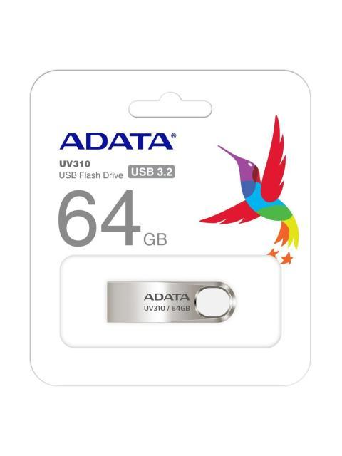 MEMORIA USB ADATA PLATA 64 GB USB 2.0