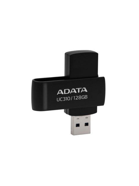 MEMORIA USB ADATA UC310 128GB USB 3.2 LECTURA 100 MB-S NEGRO