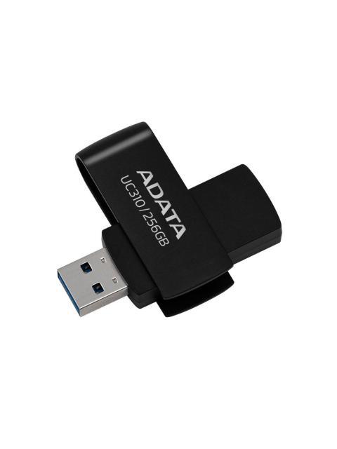 MEMORIA USB ADATA UC310 256GB USB 3.2 LECTURA 100 MB-S NEGRO