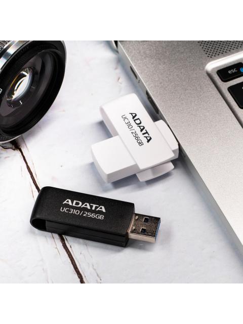 MEMORIA USB ADATA UC310 64GB USB 3.2 LECTURA 100 MB-S NEGRO