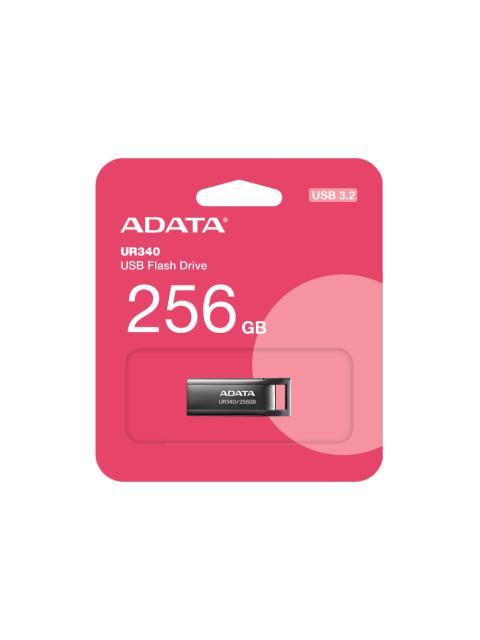 MEMORIA USB ADATA UR340 256GB USB 3.2 LECTURA 100 MB-S NEGRO