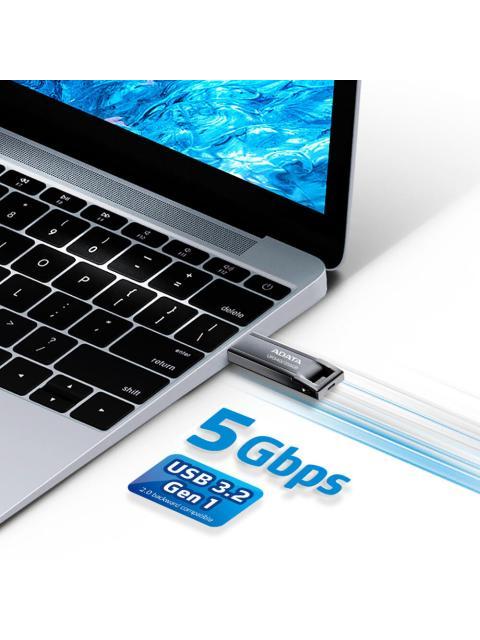 MEMORIA USB ADATA UR340 256GB USB 3.2 LECTURA 100 MB-S NEGRO
