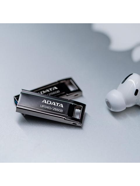 MEMORIA USB ADATA UR340 256GB USB 3.2 LECTURA 100 MB-S NEGRO