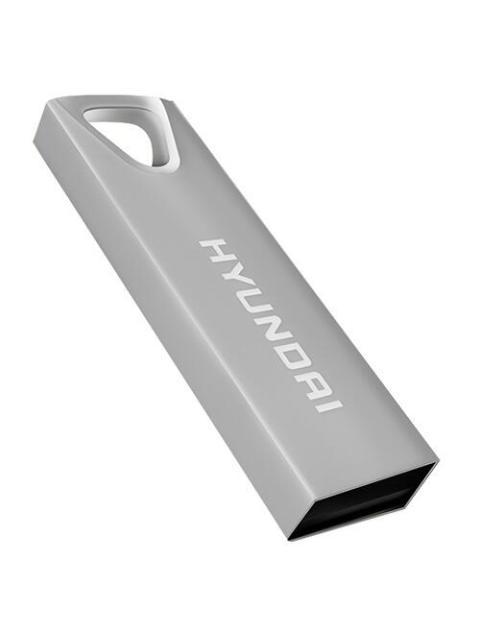 MEMORIA USB HYUNDAI BRAVO DELUXE 16GB USB-A 2.0 LECTURA 10MB-S ESCRITURA 3MB-S PLATA