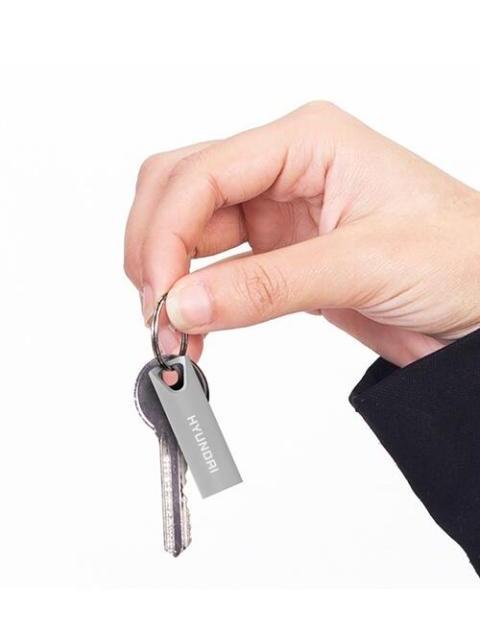 MEMORIA USB HYUNDAI BRAVO DELUXE 16GB USB-A 2.0 LECTURA 10MB-S ESCRITURA 3MB-S PLATA