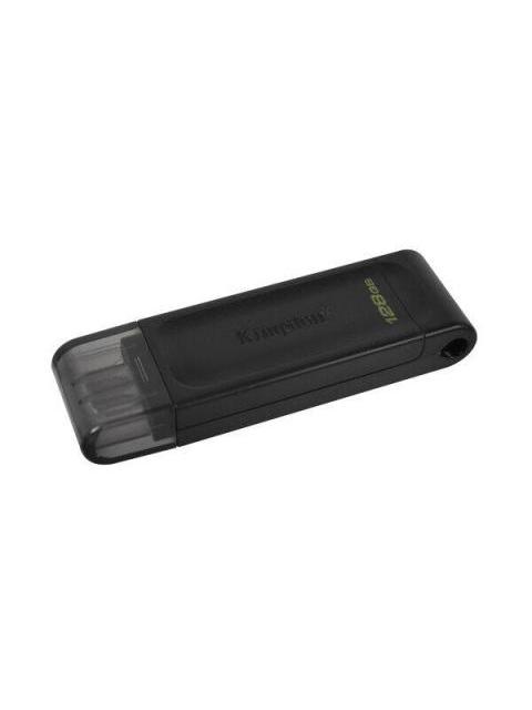 MEMORIA USB KINGSTON DATATRAVELER 70 128GB USB-C 3.2 NEGRO