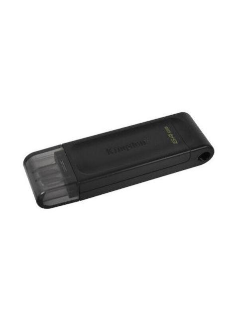 MEMORIA USB KINGSTON DATATRAVELER 70 64GB USB-C 3.2 NEGRO