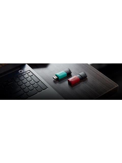 MEMORIA USB KINGSTON DATATRAVELER EXODIA M 256GB USB A NEGRO-TURQUESA