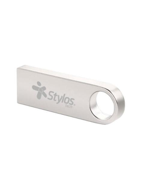 MEMORIA USB STYLOS ST100 16GB USB 2.0 PLATA 10 PIEZAS