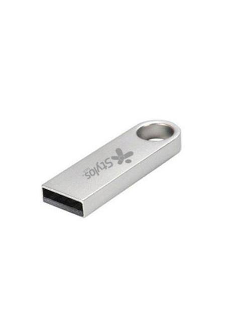 MEMORIA USB STYLOS ST100 16GB USB 2.0 PLATA 10 PIEZAS