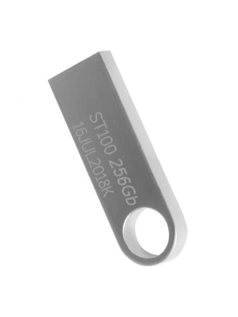 MEMORIA USB STYLOS ST100 256GB USB 2.0 PLATA