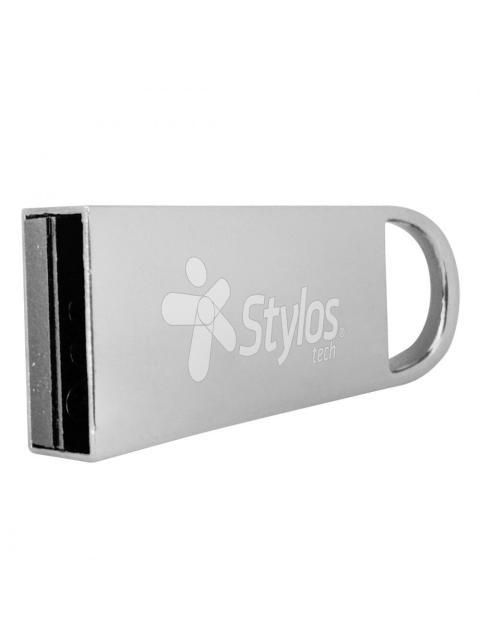 MEMORIA USB STYLOS ST500 32GB USB 2.0 PLATA