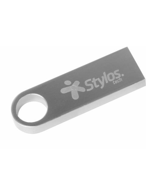 MEMORIA USB STYLOS ST100 32GB USB 2.0 PLATA