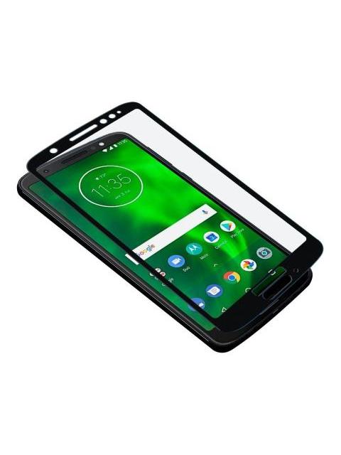 MICA DE CRISTAL TEMPLADO 9D COMPATIBLE CON MOTOROLA MOTO G6