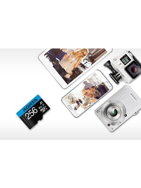 MICRO SECURE DIGITAL ADATA PREMIER A1 UHSI 512GB CLASS 10 VELOCIDAD DE LEC-ESC 100-25 (MB-S). AUSDX512GUICL10A1RA1