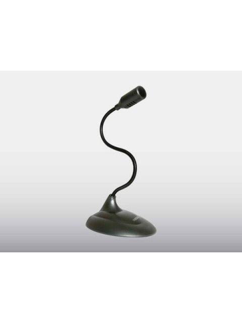 PERFECT CHOICE MICROFONO DE LUJO CON CUELLO FLEXIBLE PC-110279 ALAMBRICO NEGRO