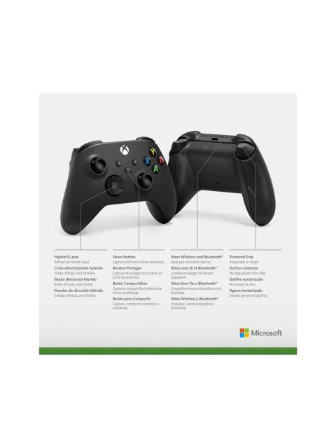 MICROSOFT CONTROL PARA XBOX SERIES X-S-ONE INALAMBRICO BLUETOOTH NEGRO