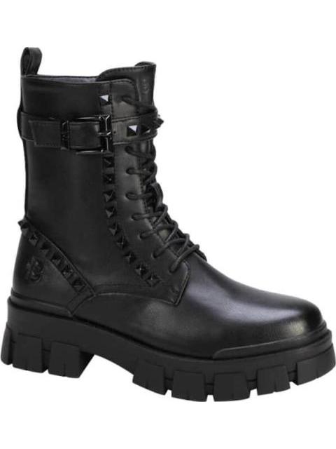 BOTA MILITAR CON ESTOPEROLES NEGRO BELINDA PEREGRIN