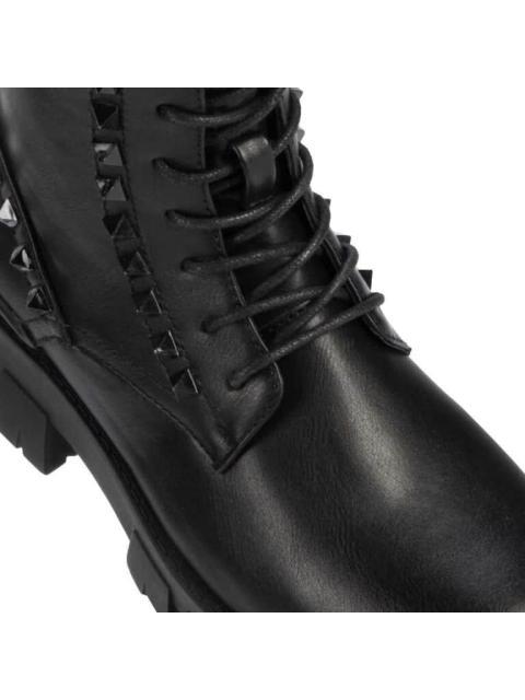 BOTA MILITAR CON ESTOPEROLES NEGRO BELINDA PEREGRIN