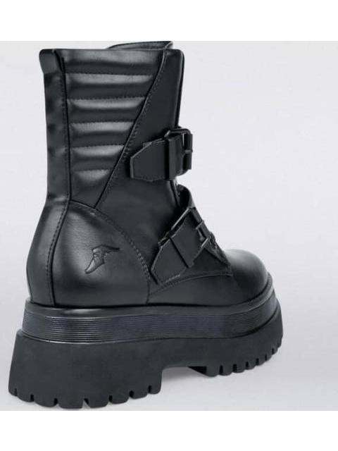 BOTA MILITAR SUELA CHUNKY NEGRO GOODYEAR