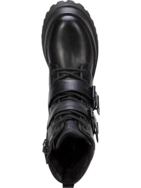 BOTA MILITAR SUELA CHUNKY NEGRO GOODYEAR
