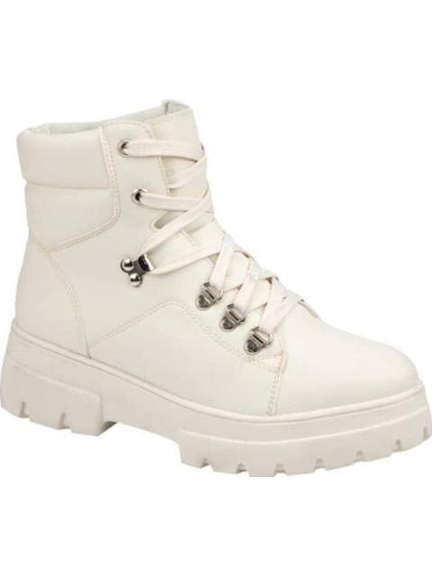 BOTA MILITAR CORDONES PLANOS BEIGE/HUESO HPC POLO