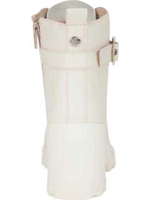 BOTA MILITAR CORREA PERLAS BEIGE/HUESO THALIA SODI